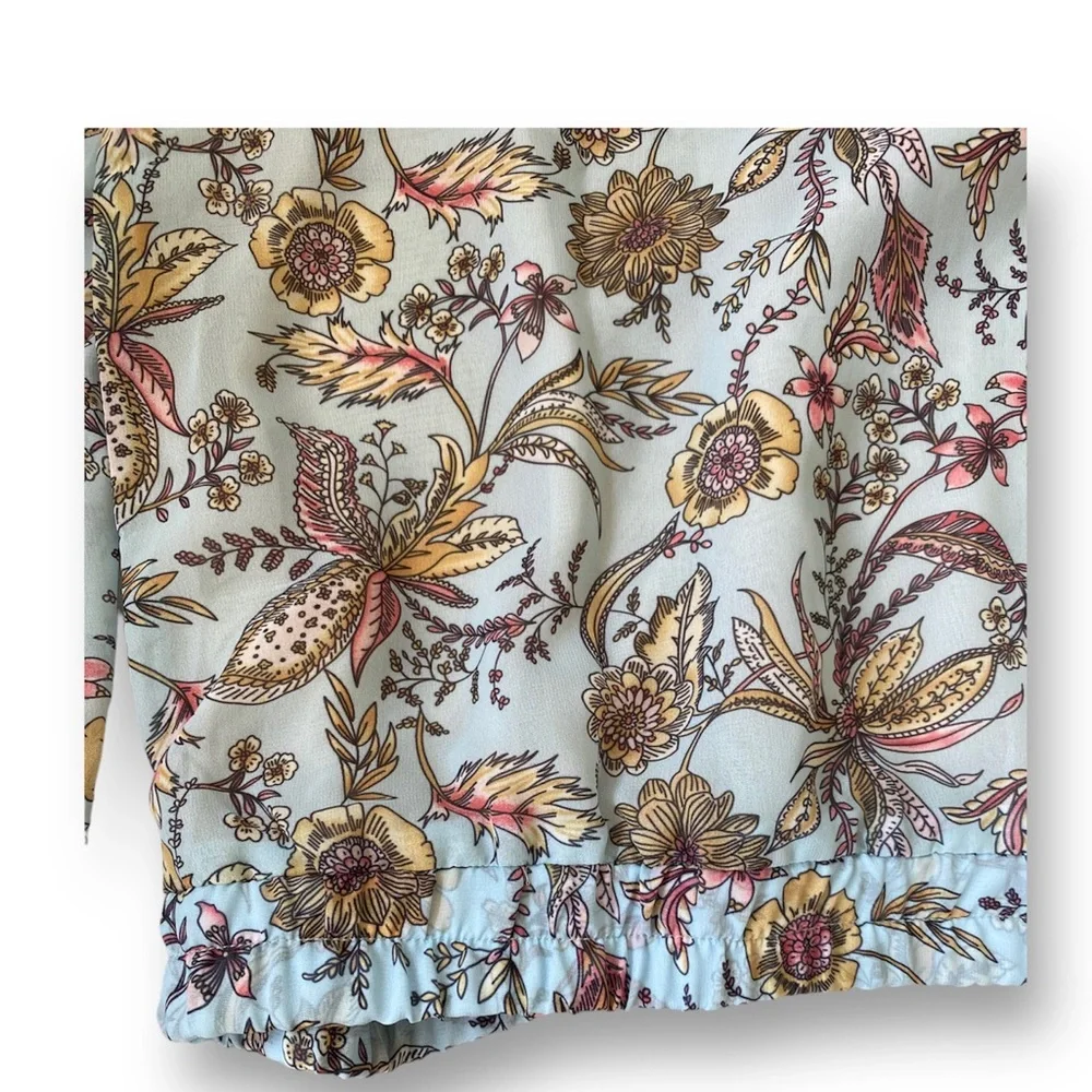 La Bellum Hillary Scott Floral Zip Up Vintage Jacket - Picture 4 of 7